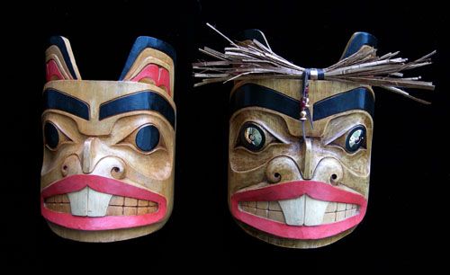 Beaver Mask (Totem Design)