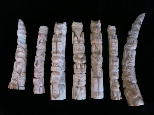 Deerhorn Totems