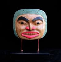 Moon Mask on Stand