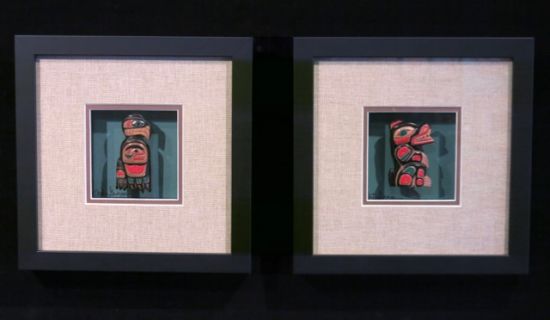 Miniature Masks in Fancy Frames